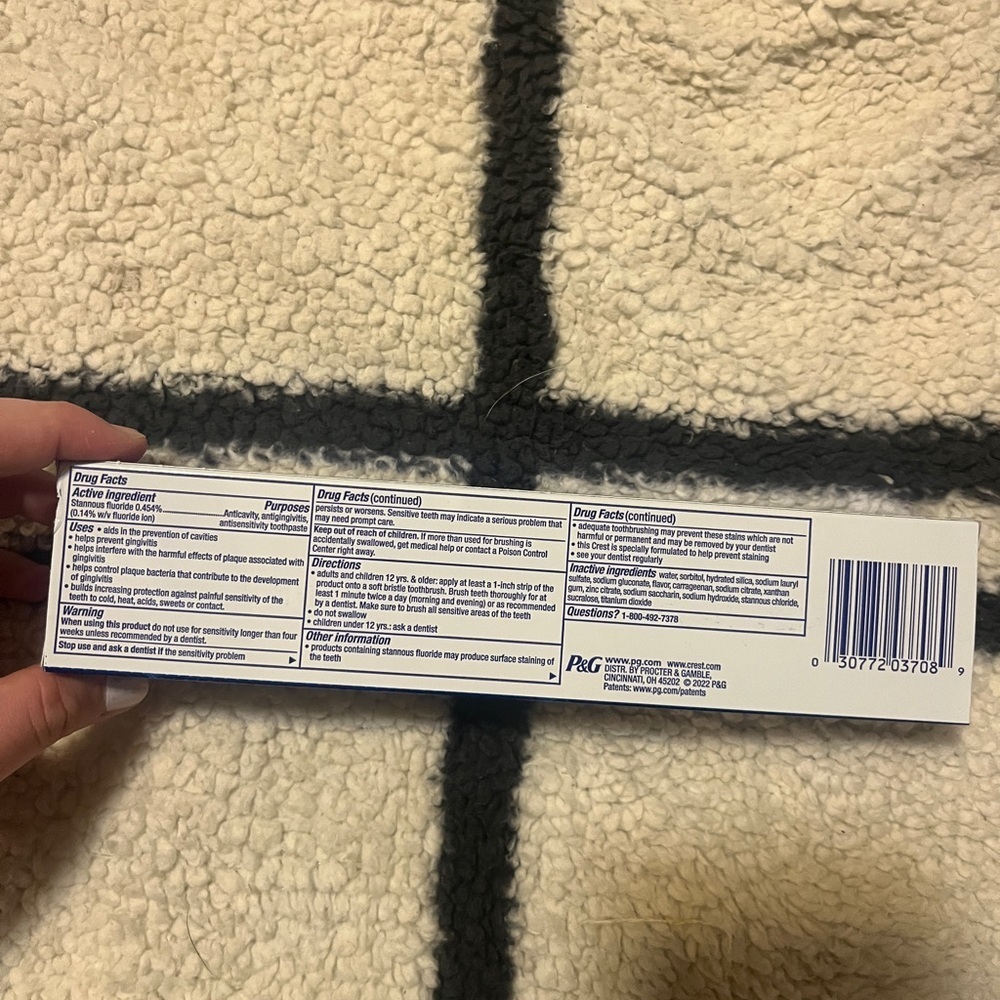 FREE WITH ANY PURCHASE Crest Pro-Health Advanced Blue Toothpaste - Picture 2 of 2